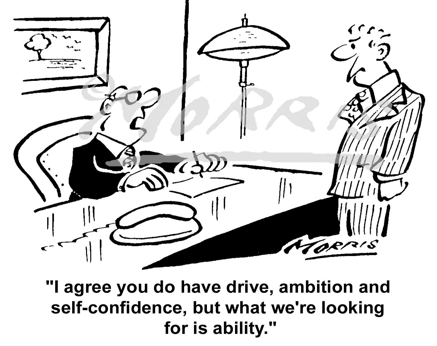 Recruitment cartoon, Recruitment comic, hiring comic – Ref: 3092bw |  Business cartoons