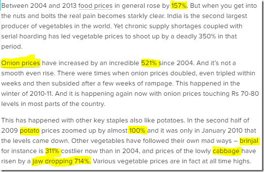 food prices