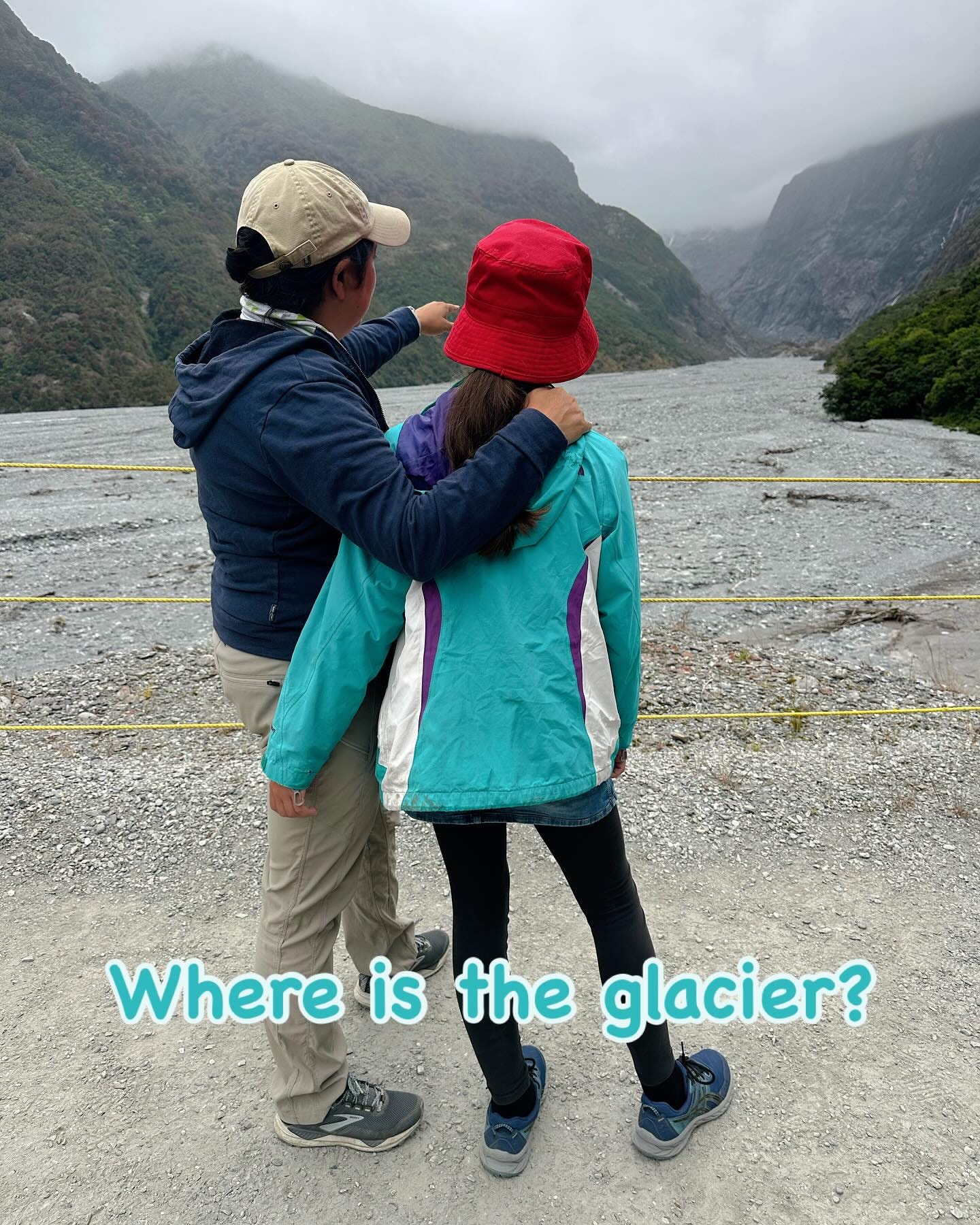 "Where is the glacier?"