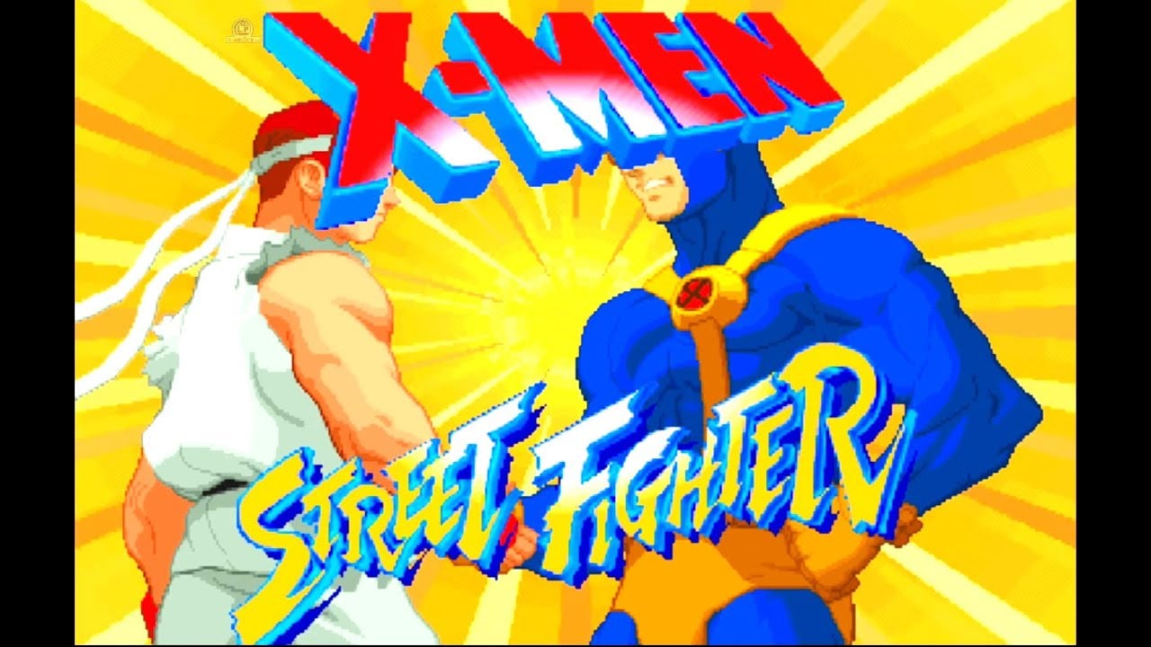 X-Men vs. Street Fighter (Arcade) Ryu/Gambit 1CC [60FPS] - YouTube