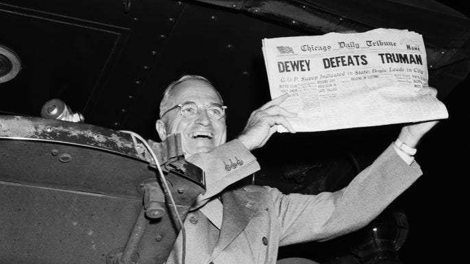 Dewey Defeats Truman': The Election Upset Behind the Photo | HISTORY