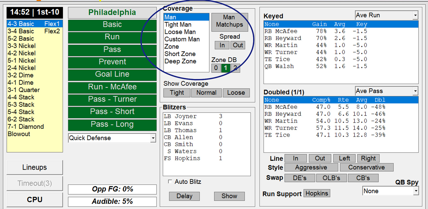 Action! PC Football Defensive Play Calling