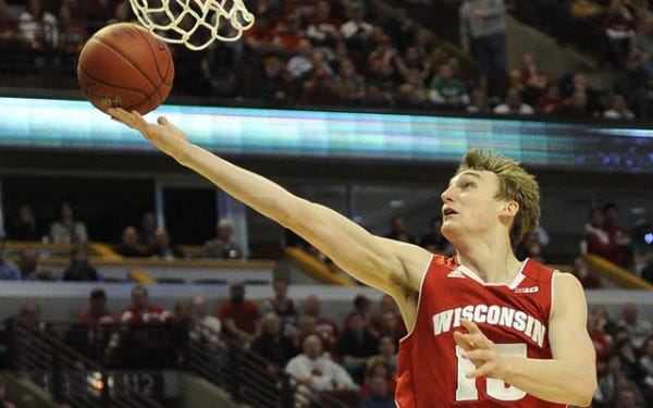 sam dekker university of wisconsin unheralded basketball player 2015