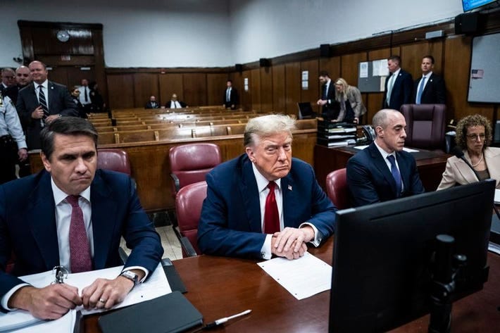 Was Trump Sleeping In Court? Here's What Reporters Observed