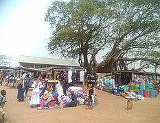 File:A market scene for second hand clothes at Funsi in the Upper West Region of Ghana.jpg