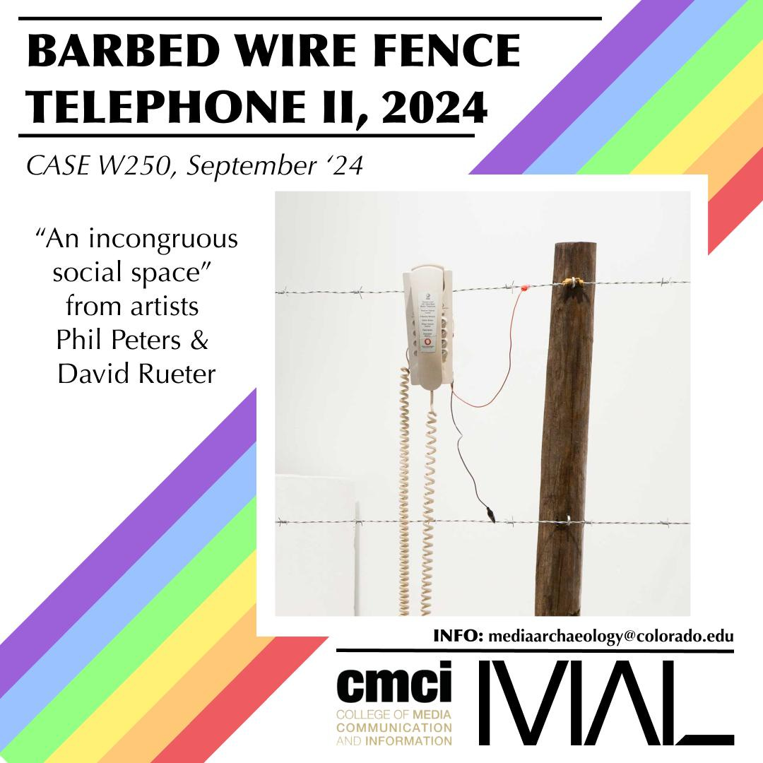 Flyer for Barbed Wire Fence Telephone II