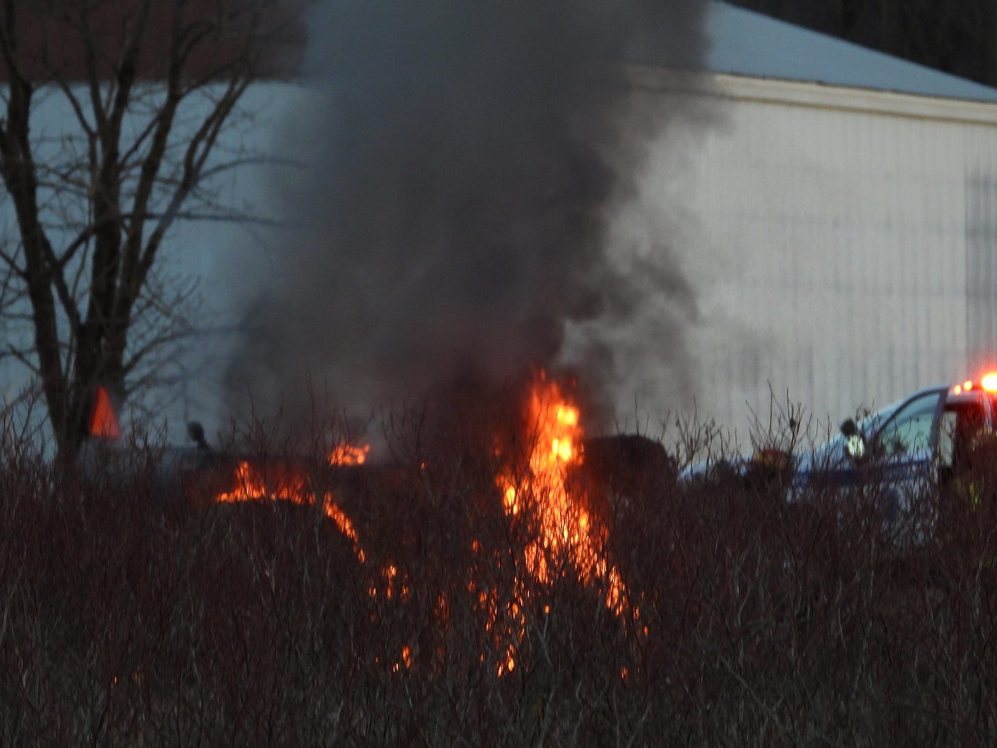 Firefighters put out tractor fire in Cayuga County