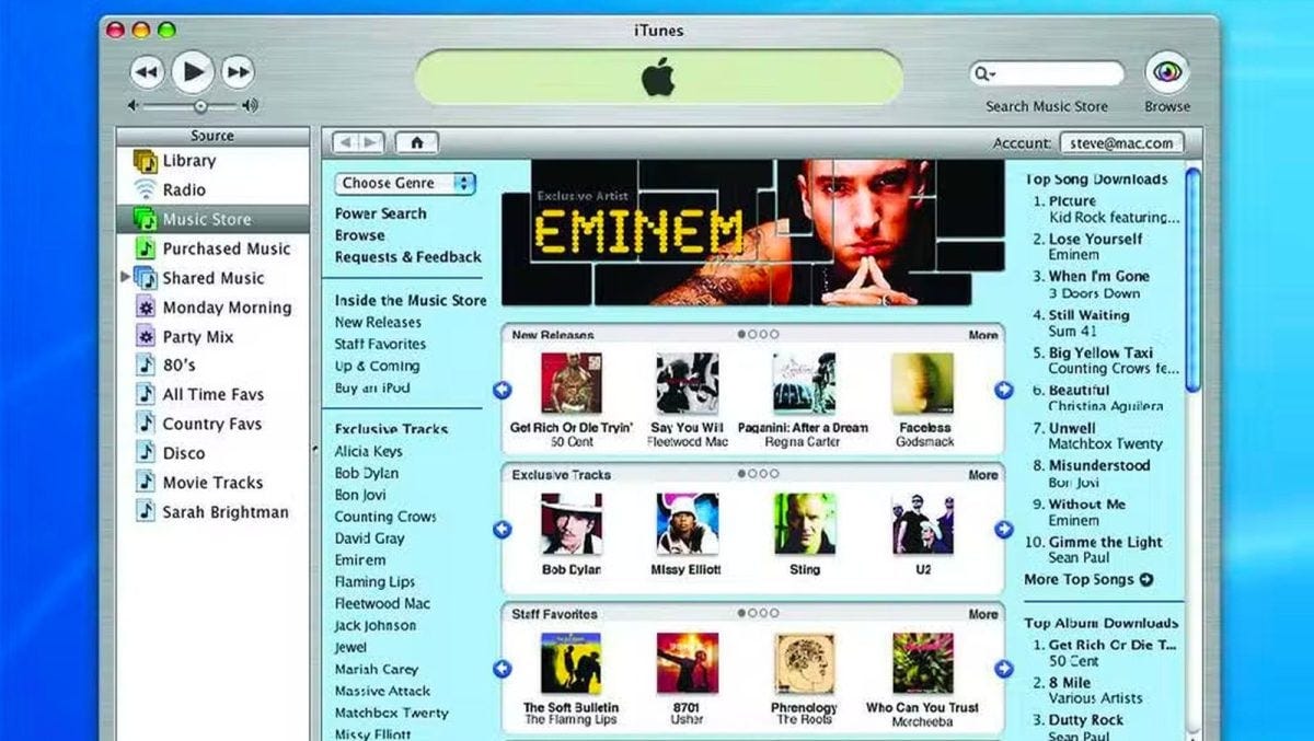 iTunes Music Store、20歳の誕生日を迎える - iPhone Mania