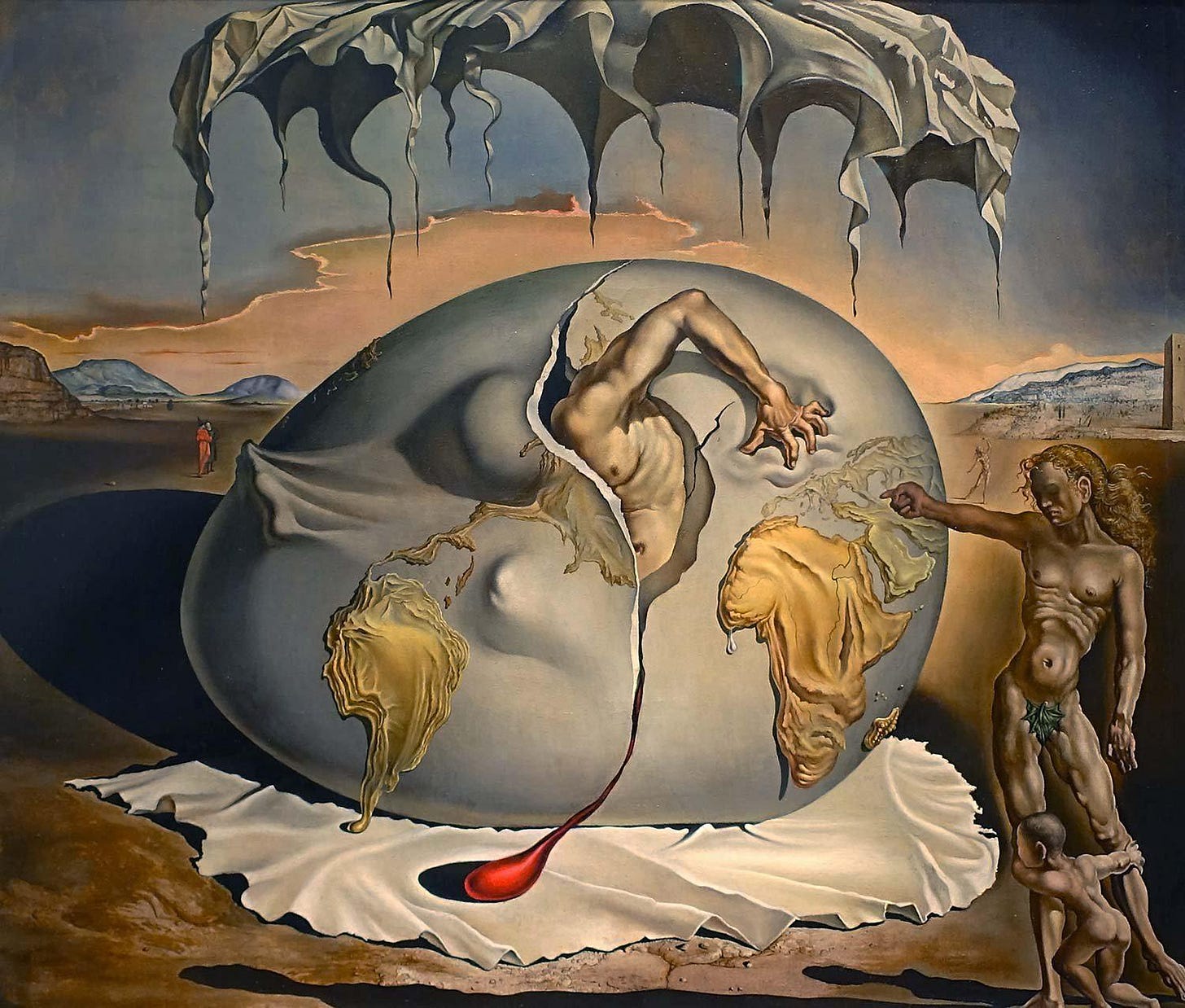 Salvador Dalí Geopoliticus Child Watching, Oil Painting Reproduction, Oil  Painting on Canvas, Home Decor Wall Art - Etsy