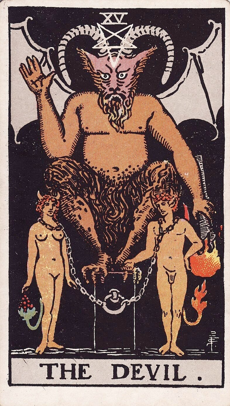 The Devil (tarot card) - Wikipedia