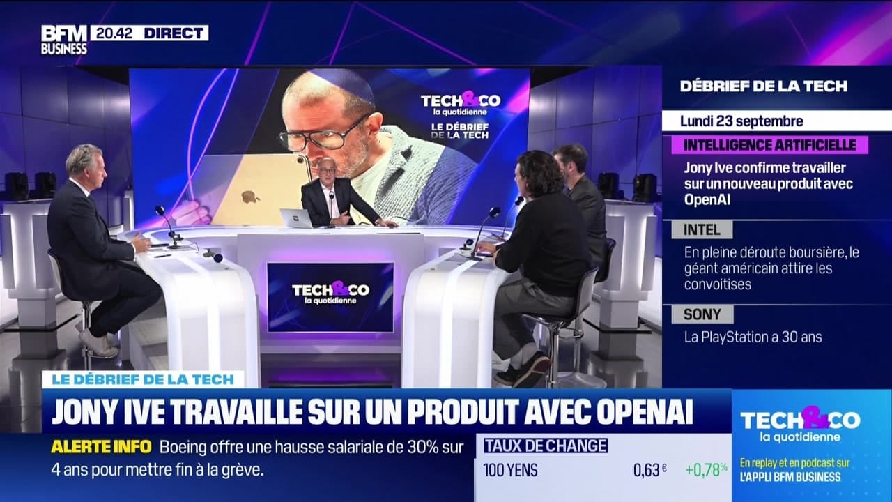 Jonathan Ive travaille sur un produit avec OpenAI - 23/09