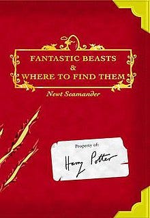 Image result for Fantastic beasts book cover