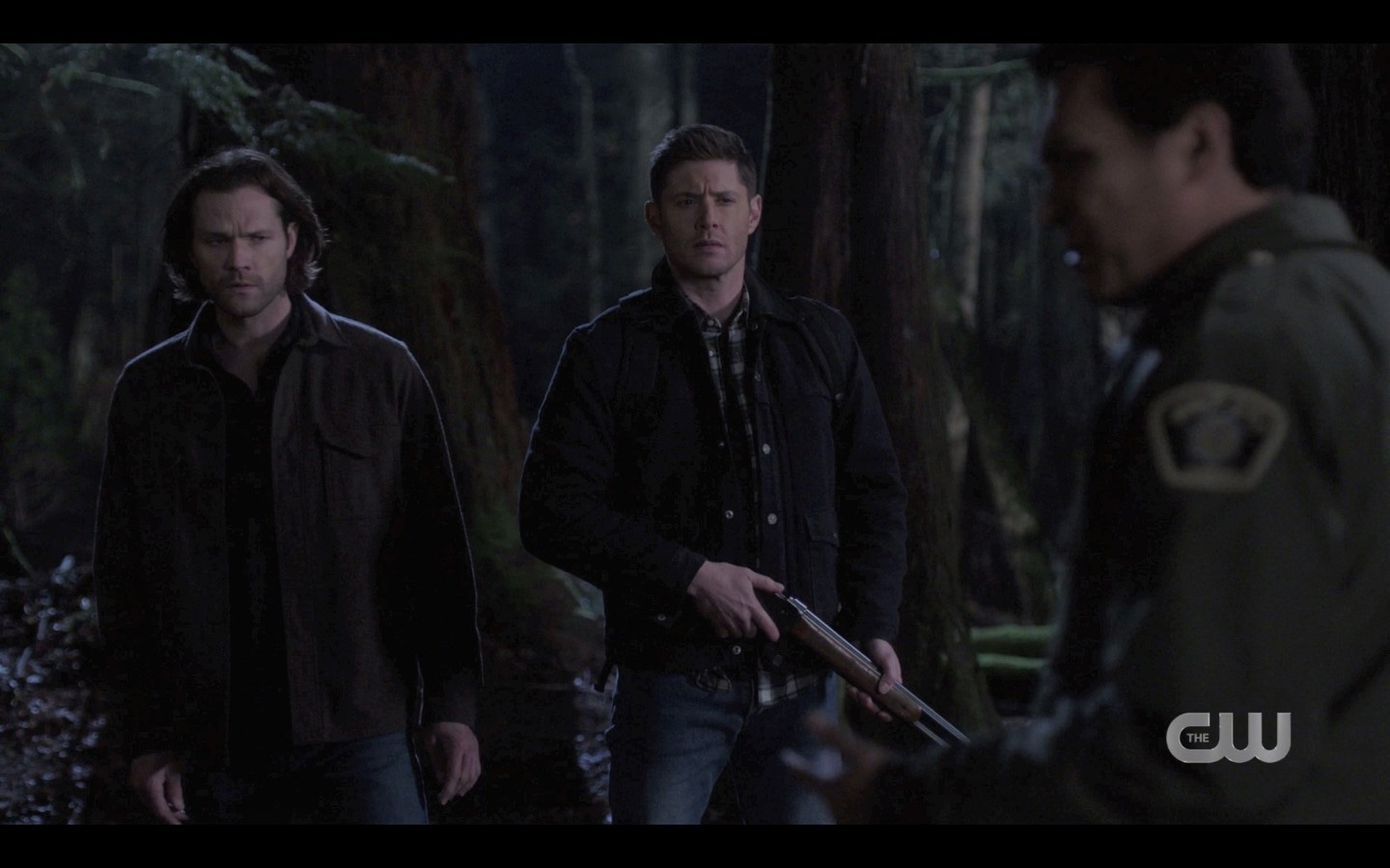 Sheriff tells Sam Dean to make videos of whats out there SPN Dont Go Into Woods