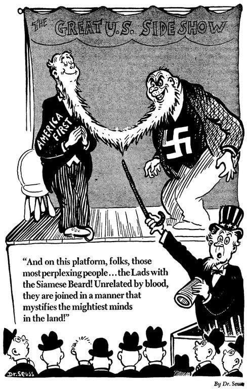 Do political cartoons count? (United States-1940) : r/PropagandaPosters
