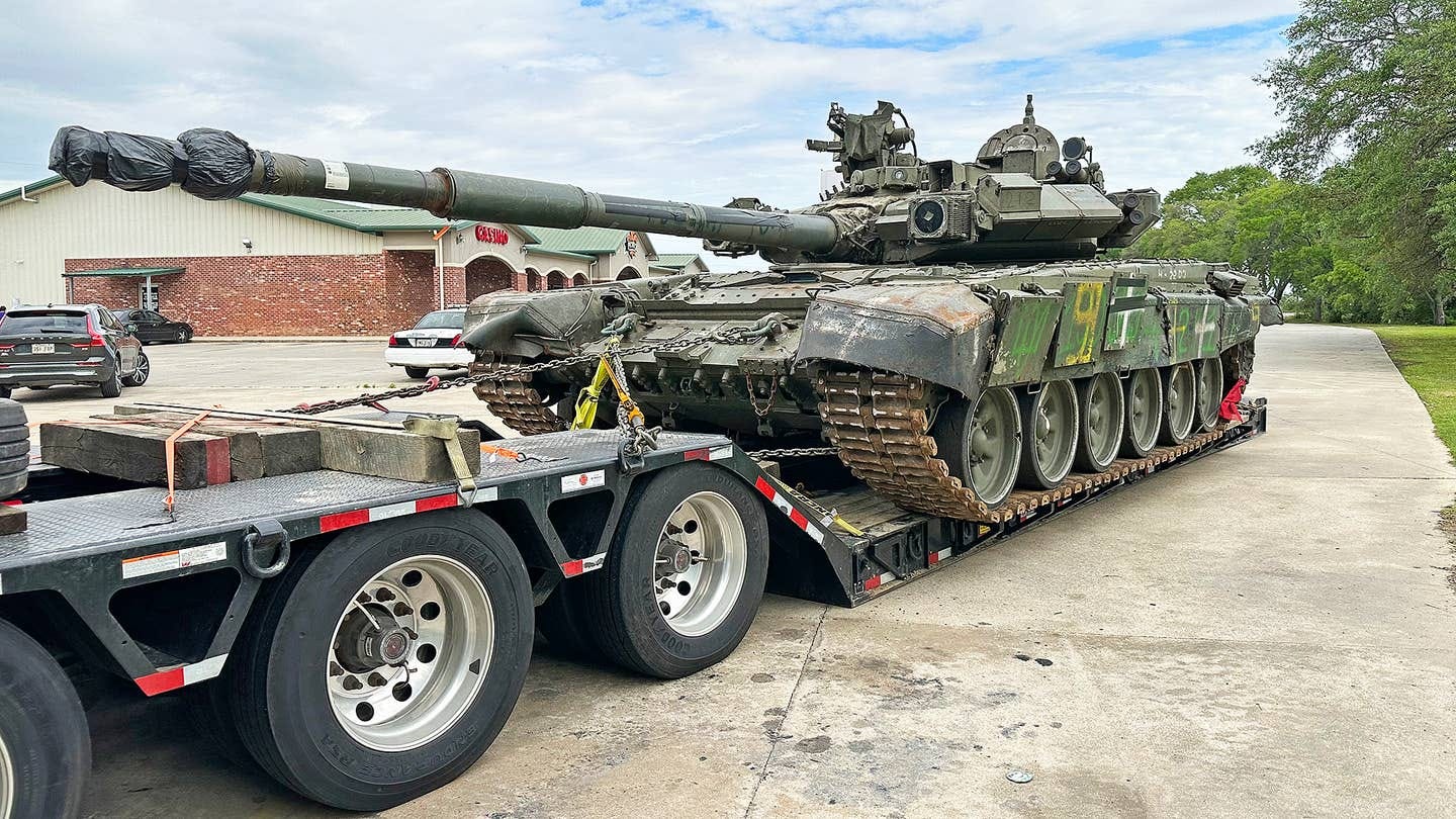 Destination Of Russian T-90 Tank Left At Truck Stop Comes Into Focus