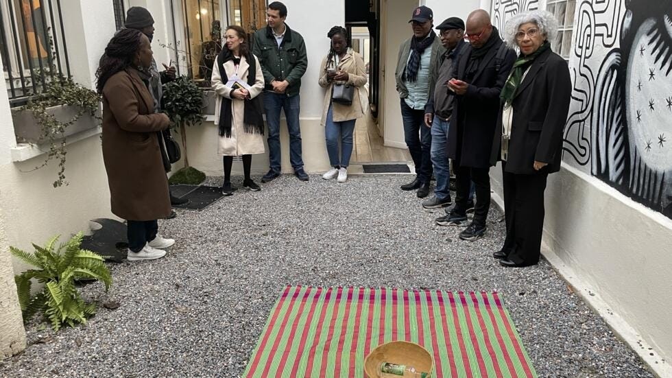 The charity Mémoires & Partages invited African artists and guests in Paris to celebrate a French Black History Month, on 17 February 2024.