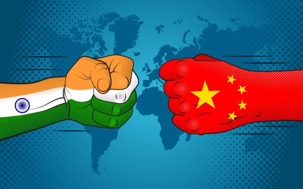 10+ India China Fight Stock Illustrations, Royalty-Free Vector Graphics &  Clip Art - iStock