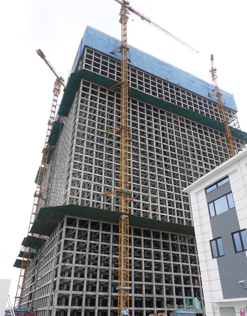 Energy Vault Rudong, China installation Energy Vault Rudong, China installation