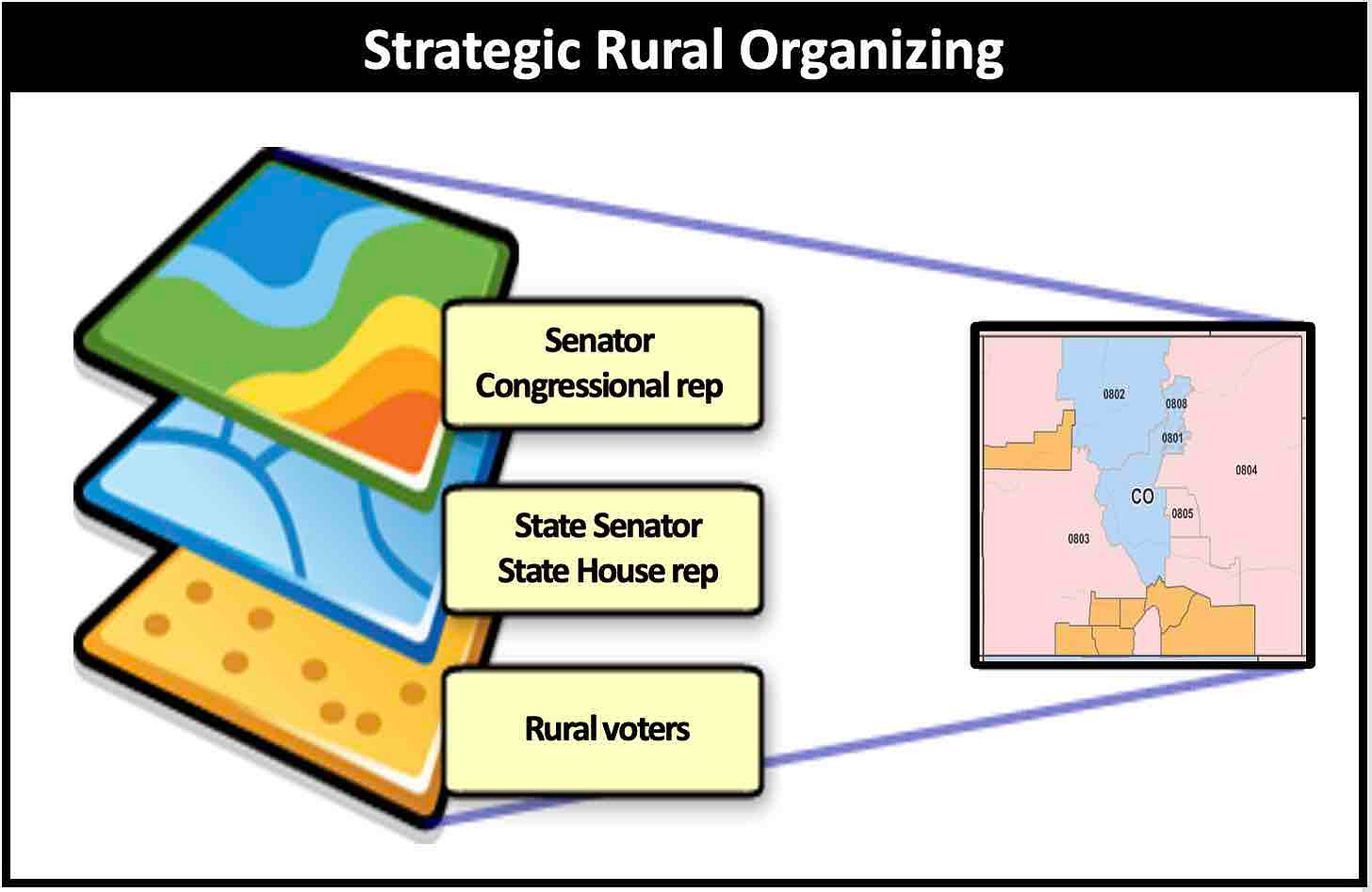 Strategic organizing goes better with maps