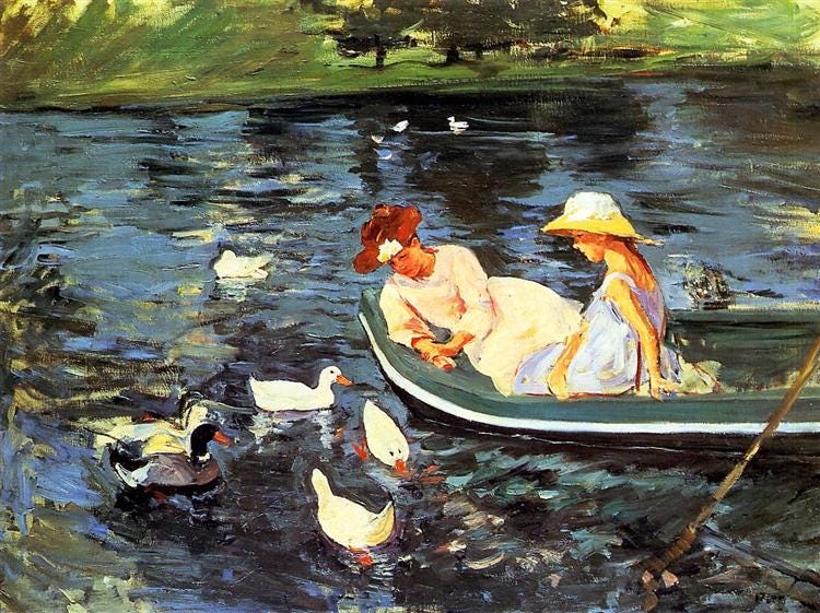 Summertime, 1894 - Mary Cassatt
