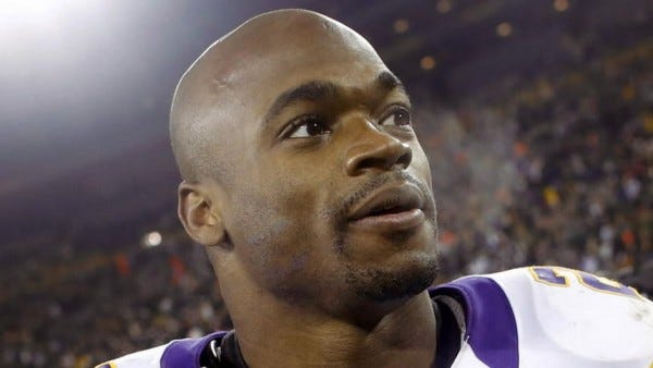 adrian peterson not mentioning minnesota vikings reinstatement 2015