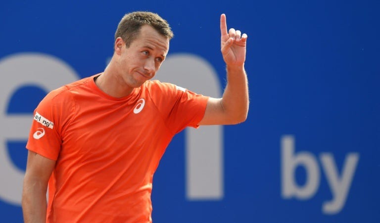 Philipp Kohlschreiber wins atp germany title 2016 tennis