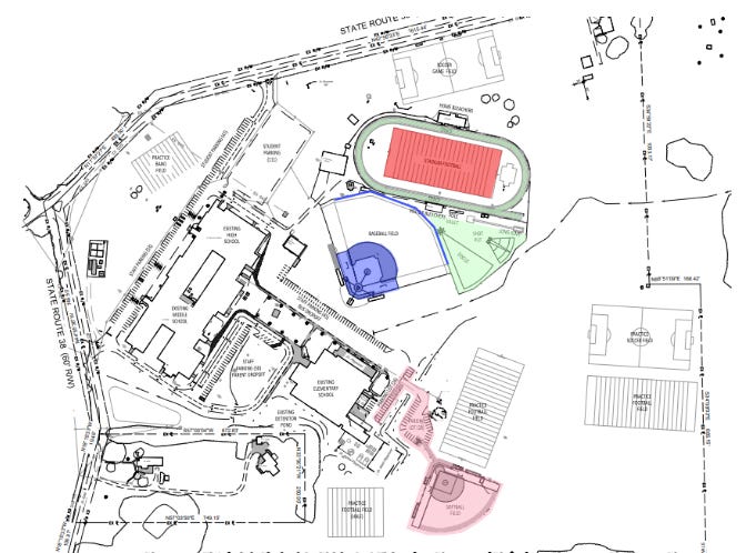 A map of a stadium

Description automatically generated