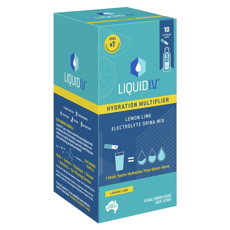 Buy Liquid IV Hydration Lemon Lime 10 Sachets Online at Chemist Warehouse®