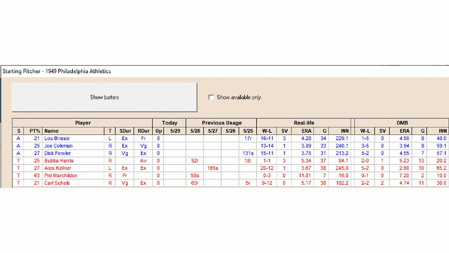 Baseball Replay Journal Results