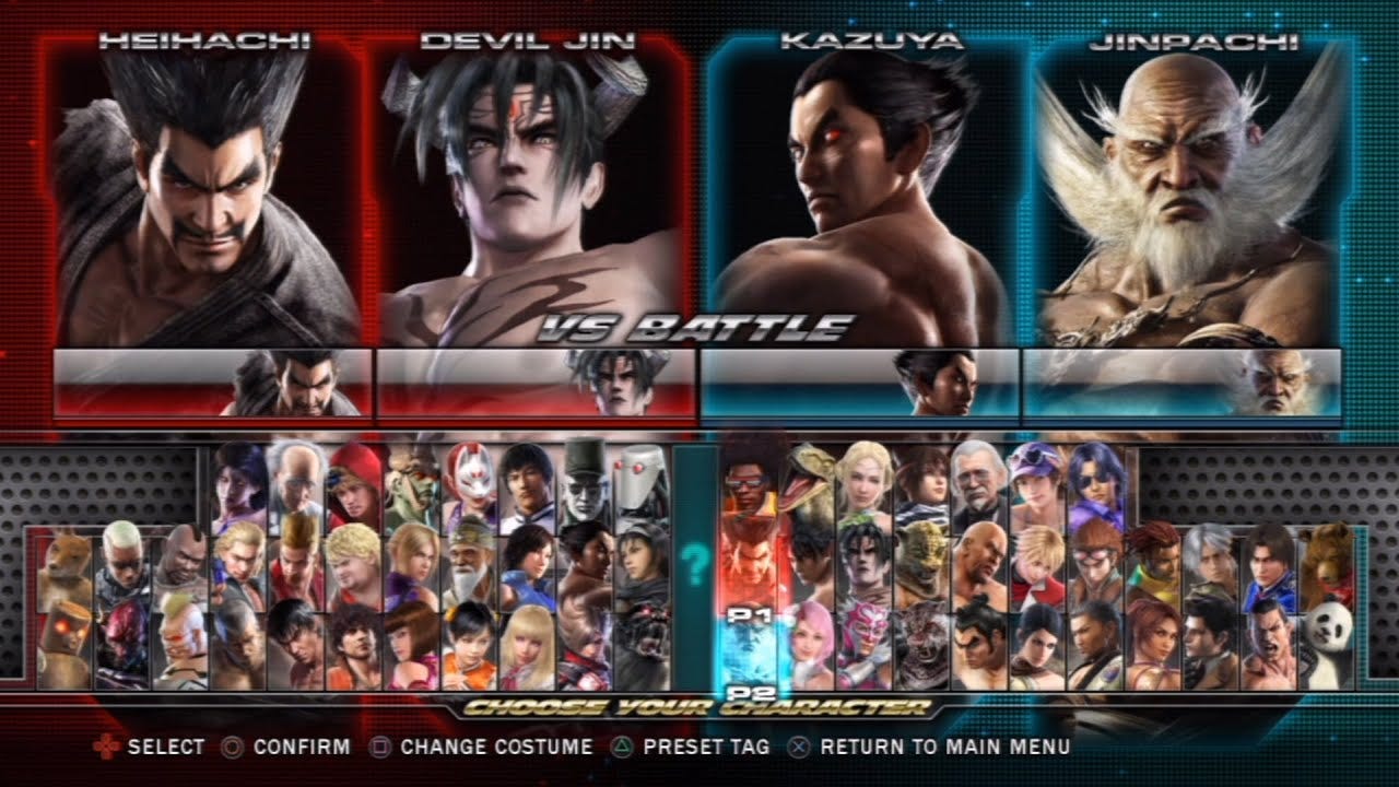 Tekken Tag Tournament 2 All Characters (Including DLC) [PS3] - YouTube