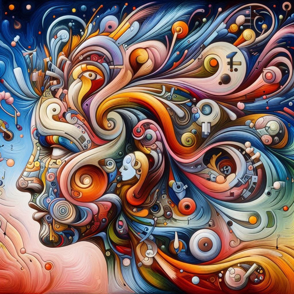 una imagen imaginativa y colorida que represente la expresión con pelos y señales, con más señales visibles