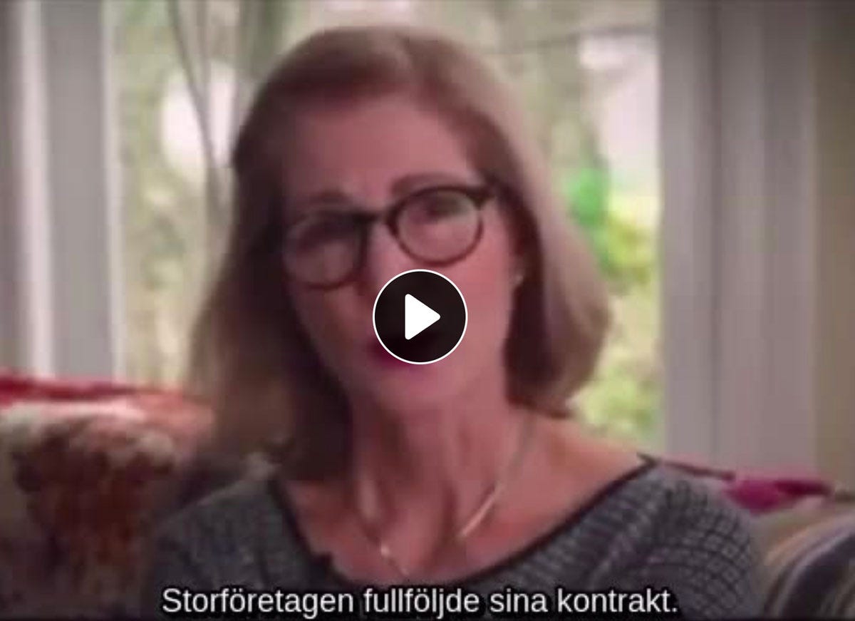 Swedish- Subtitled Mistakes Were NOT Made: An Anthem for Justice Video Read by Dr. Tess Lawrie