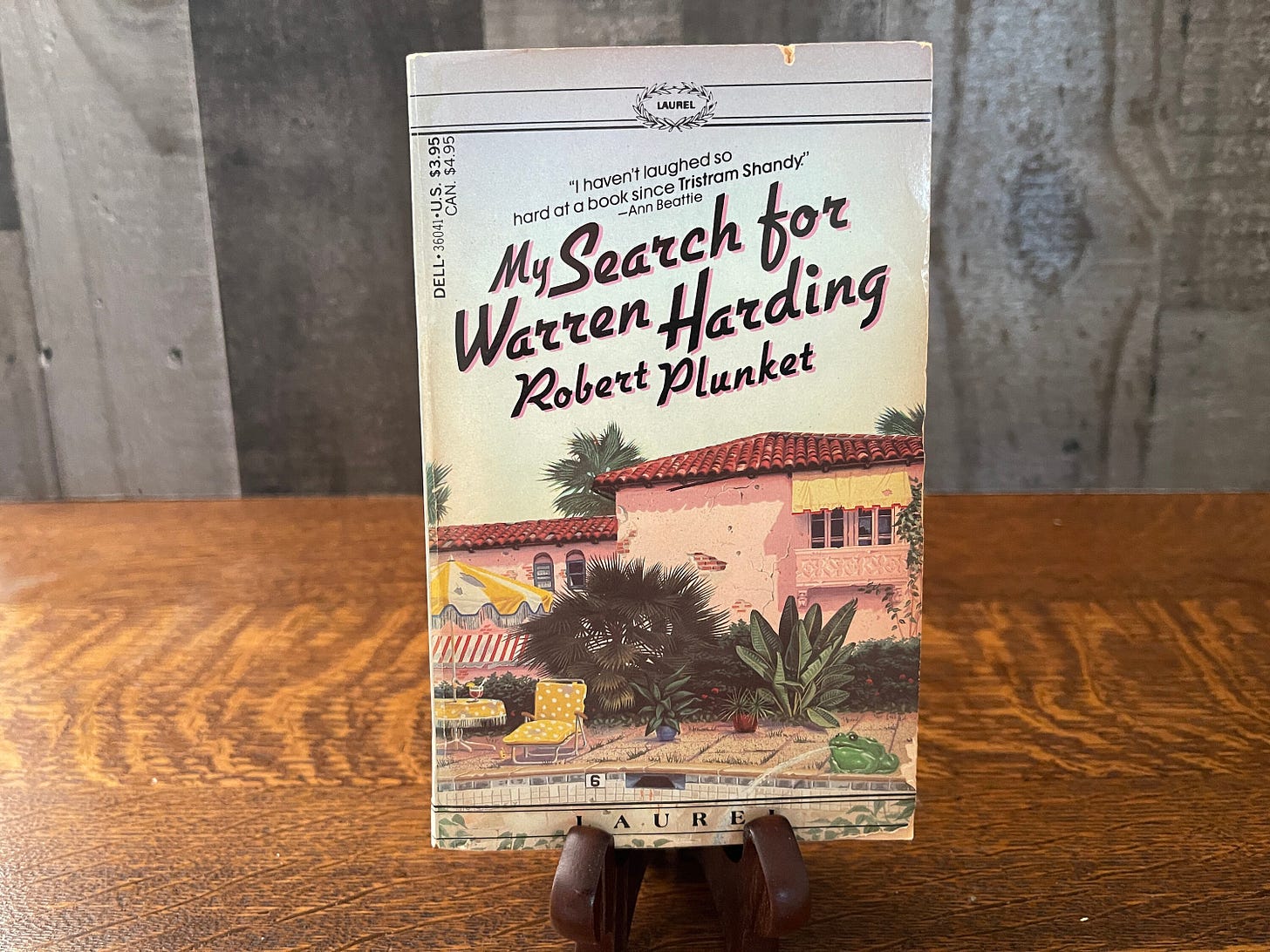 My Search for Warren Rare Find Harding by Robert Plunkett Copyrightdate  1963 and Laurel Dell First Printing Jan., 1985 - Etsy