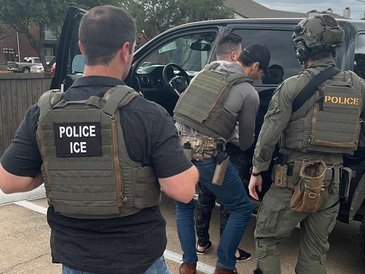 Federal Agents arrest Anthony Fabian Marin La Torre - wanted for four contract killings in Venezuela - into custody in North Texas. Federal Agents arrest Anthony Fabian Marin La Torre - wanted for four contract killings in Venezuela - into custody in North Texas.