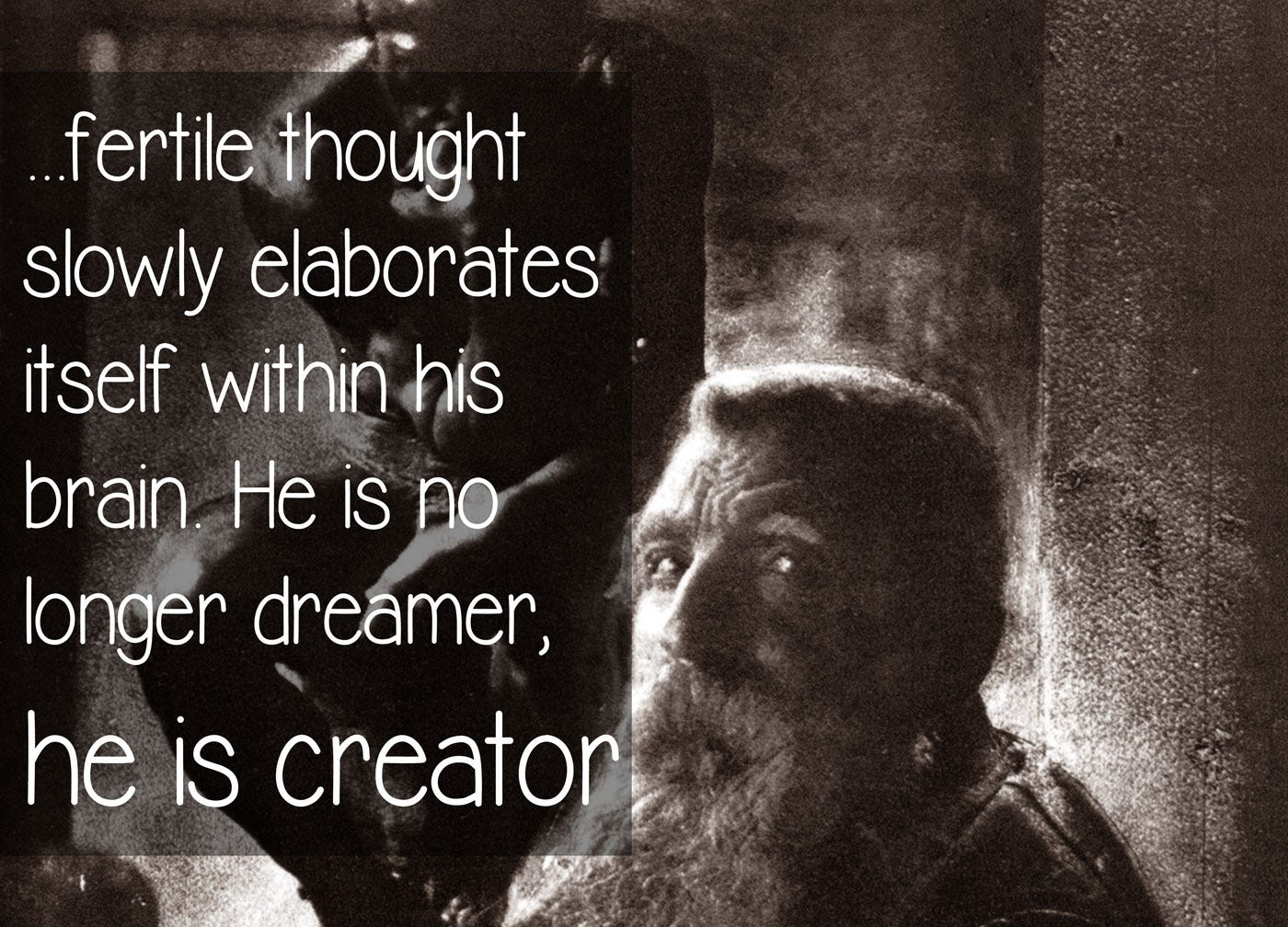 Quote Auguste Rodin on The Thinker as Creator