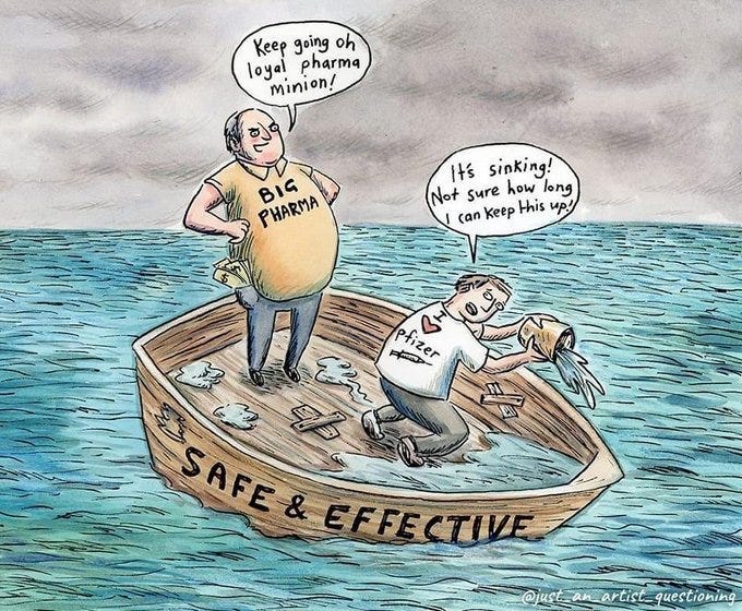 Cartoon: Safe and Effective Narrative Boat Sinking