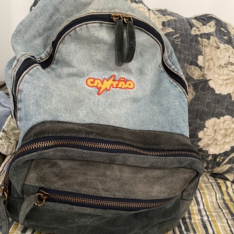 Mochila Jeans Cantao | Mochila Feminina Cantão Usado 83232769 | enjoei