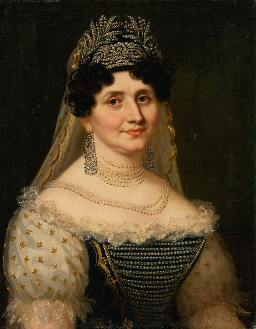 "Portrait of Countess Barkóczy" János Rombauer - Artwork on USEUM