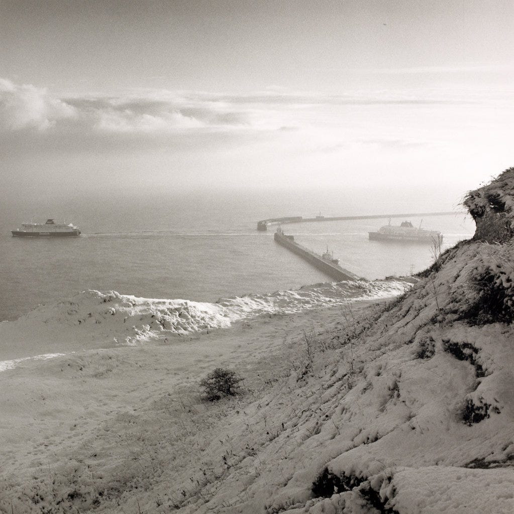 Eastern Docks Dover 1981 From the Saxon Shore Way Series. © Fay Godwin