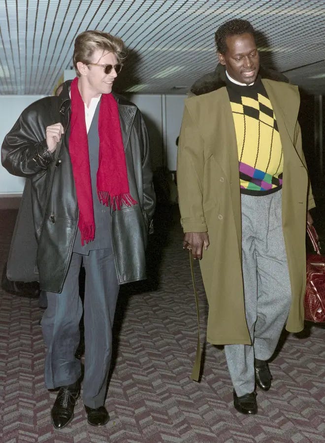 David and Luther remained great friends throughout their lives, pictured here in 1990. David and Luther remained great friends throughout their lives, pictured here in 1990.
