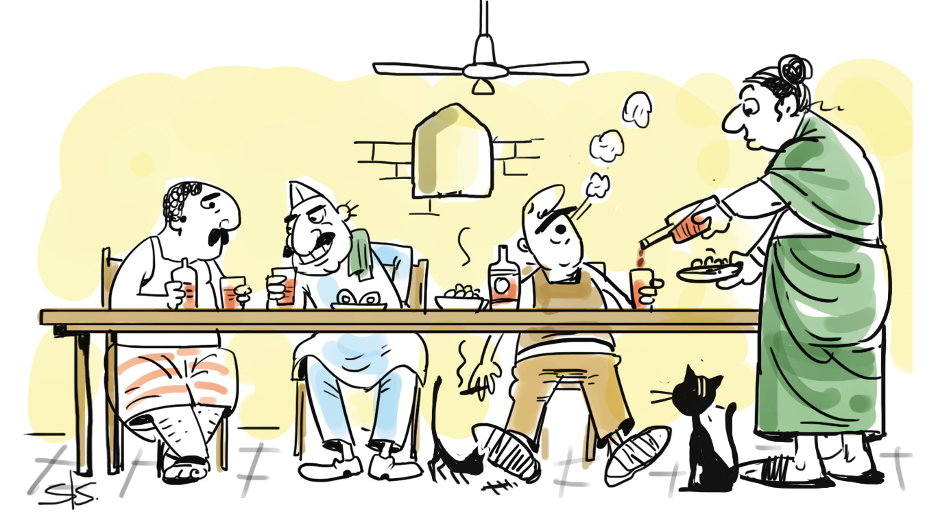 Aunty’s Bar Dekho Main Image - Credit Sudhir Shetty Aunty’s Bar Dekho Main Image - Credit Sudhir Shetty