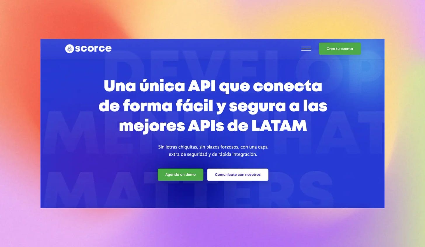 Así busca Scorce revolucionar el uso de APIs en LATAM