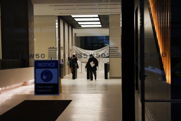 Mazars USA headquarters in Manhattan in 2021. Democrats fought in court for years to get financial documents from Mazars, and only last year began receiving the documents.