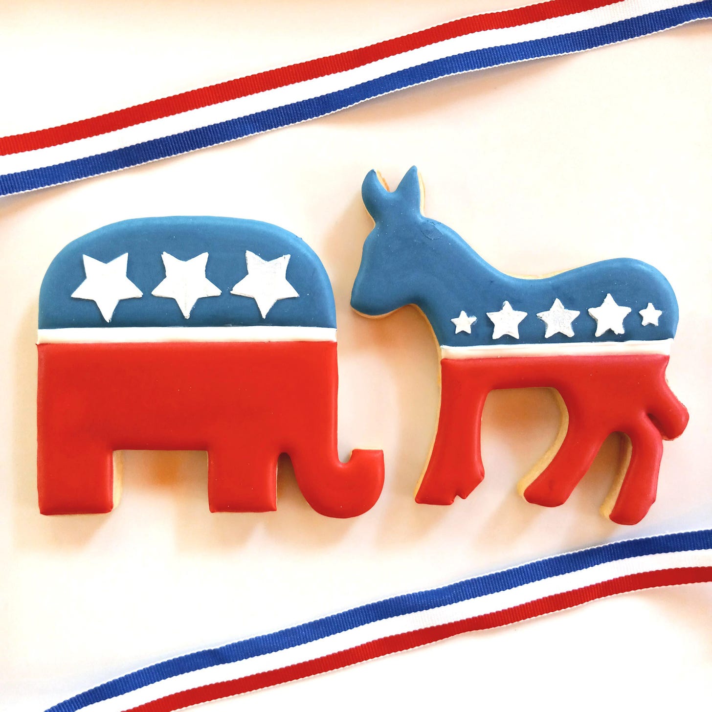 Political Party Cookies Democratic Donkey Cookies, Republican Elephant  Cookies, Watch Party Cookies, Election Cookies, Vote 2024, Vote - Etsy