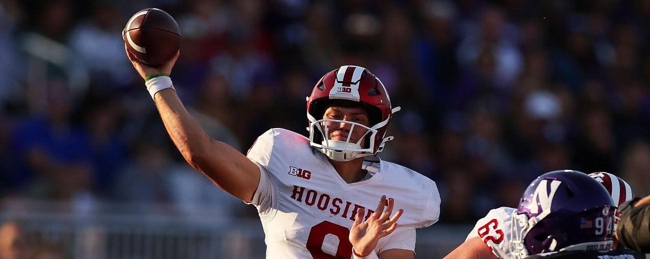 Indiana quarterback Kurtis Rourke to start vs. Michigan State - ESPN