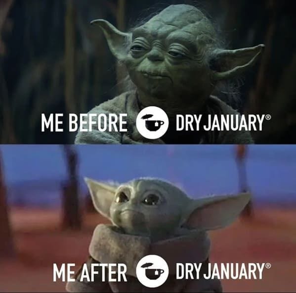 Dry January Is In Full Effect And So Are The Memes (23 Memes) The meme was  on this website https://pleated-jeans.com/2… | Dry january, Funny memes, Dry  january meme
