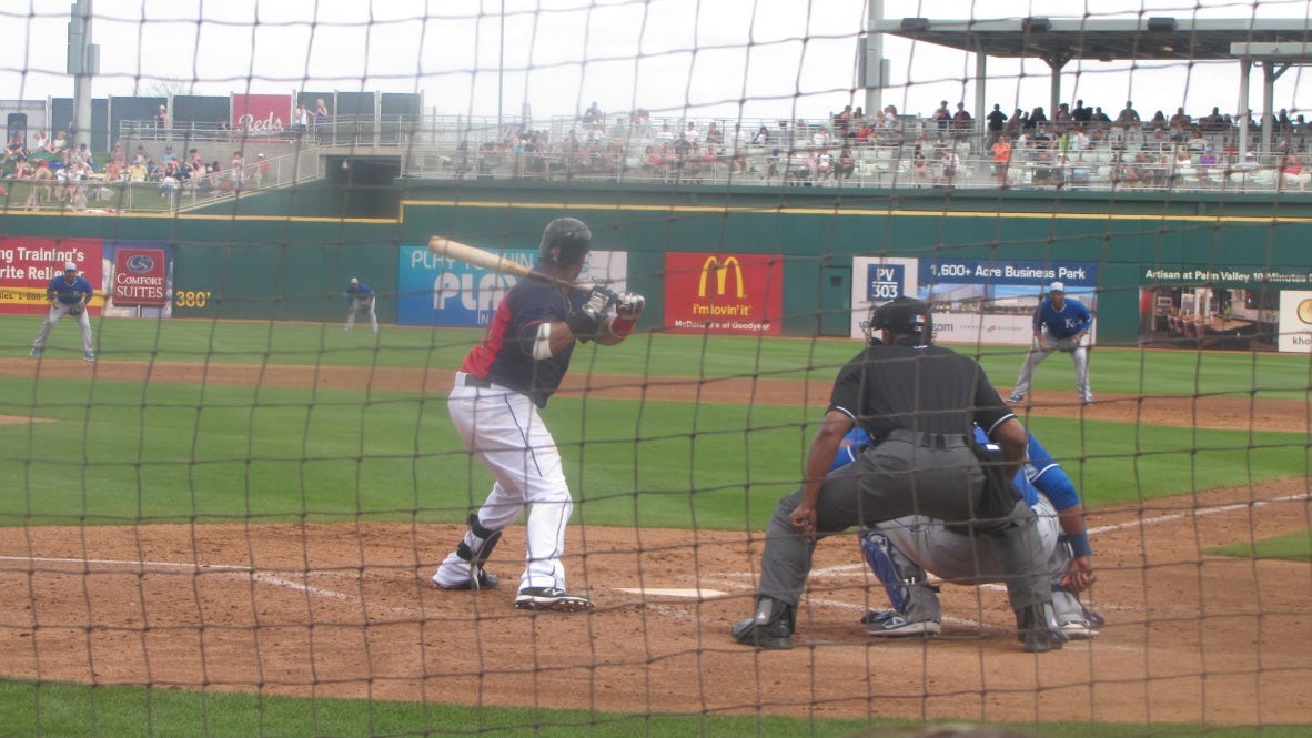 Spring Training Game. Copyrighted by Mark Tulin