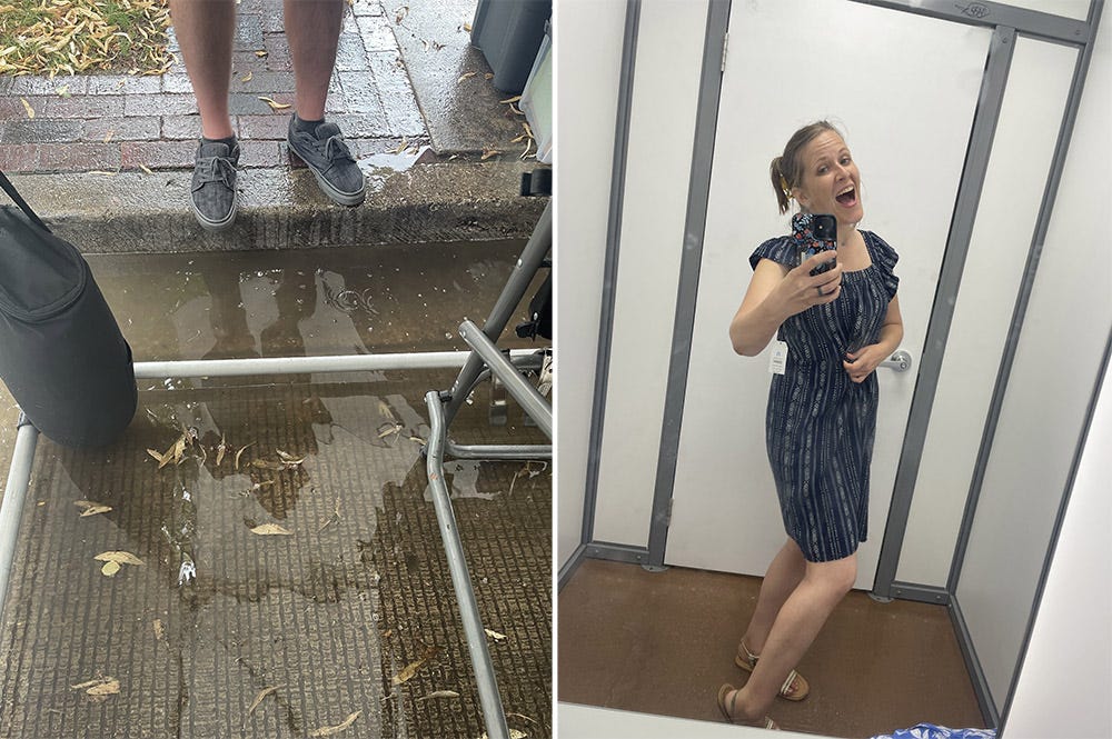 Floods and dressing rooms