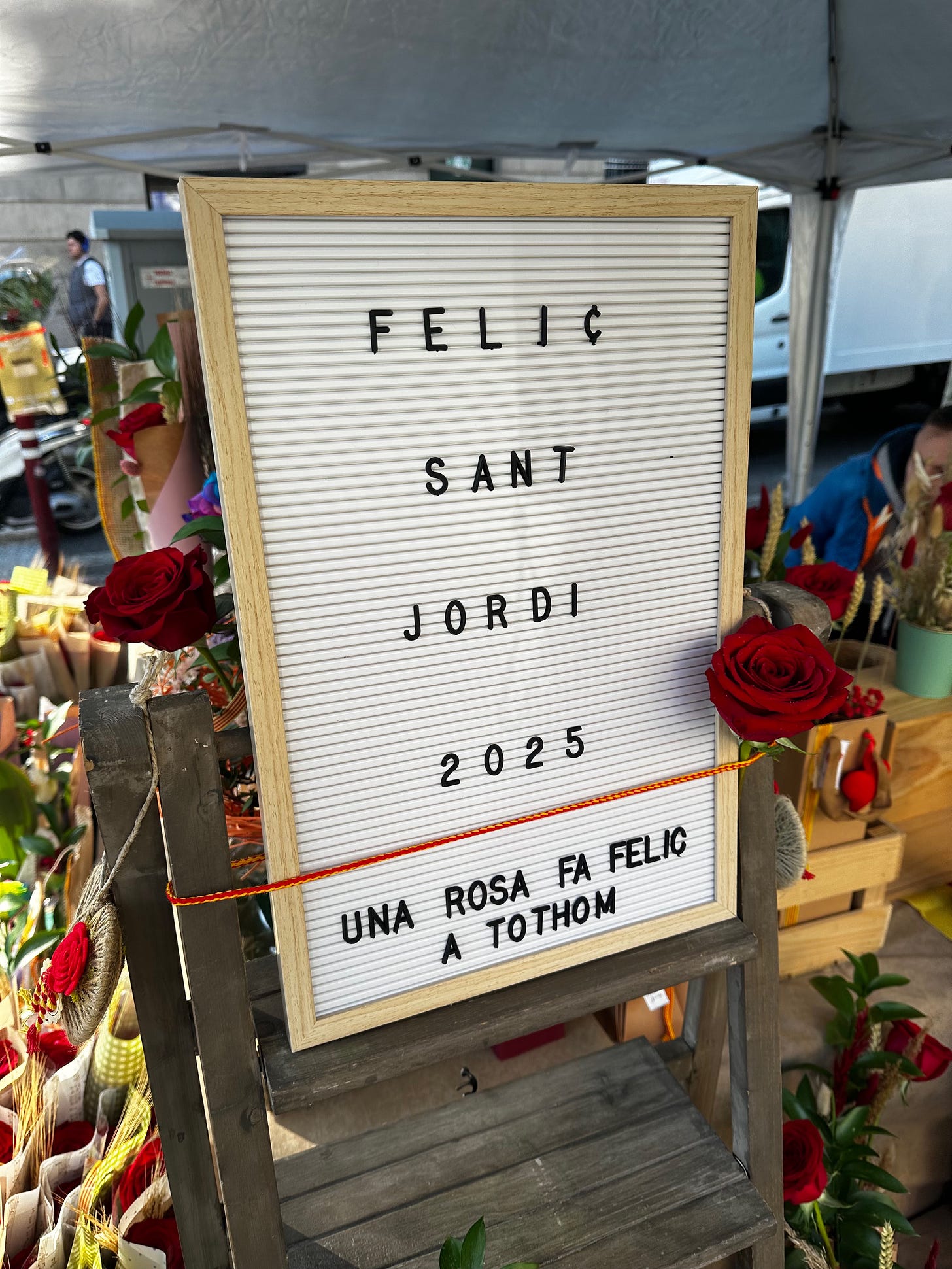 Barcelona on Sant Jordi