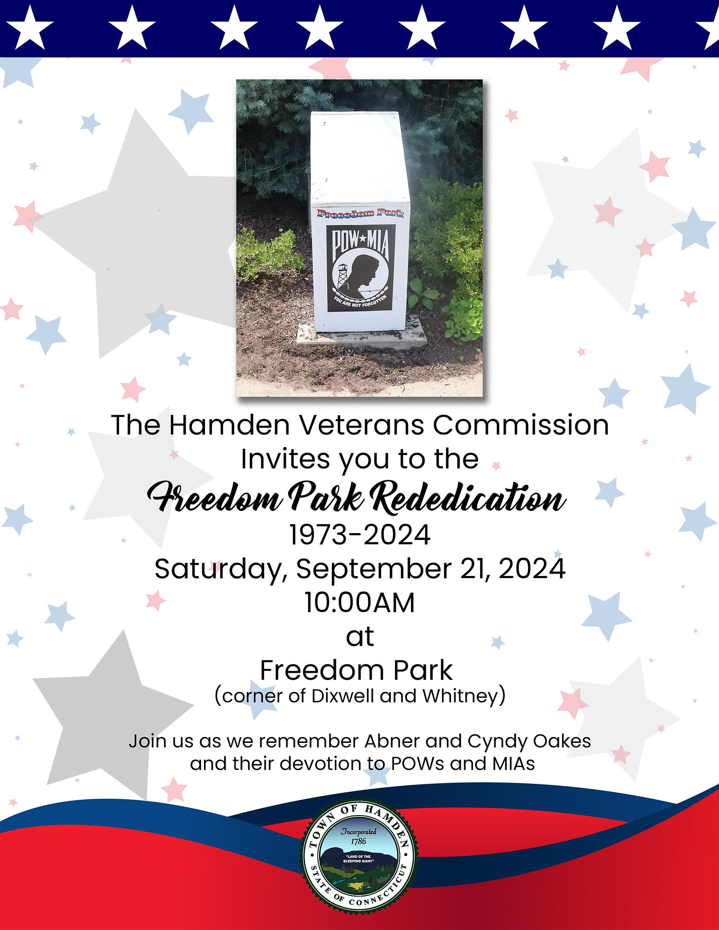 sept 21 freedom park dedication